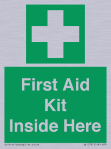First Aid Kit Inside Here